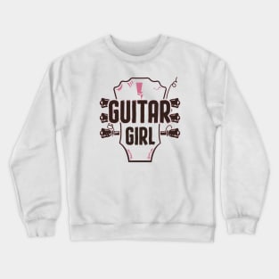 Guitar Girl Crewneck Sweatshirt